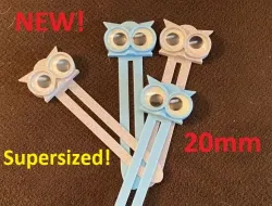 Google-Eye Owl Bookmark