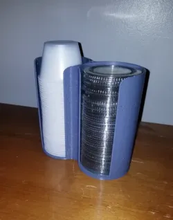 Gordon Choice 4oz Portion Cup and Lid Caddy
