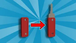 Gravity Folding Knife Toy (No Screws, No Glue Needed!) - Key-Compatible Remix