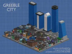 GreebleCity: Set 01 (2024 Version)