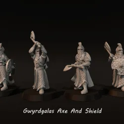 Gwyrdgalas Warriors Axe And Shield