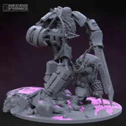 Halfling Engineer and Mecha - Heroes - Hell Gate Battle - BUNDLE#11