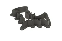 Halloween Bat cutter - cookie, playdough, fondant, polymer clay