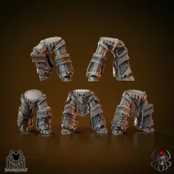 Heavy Armor Flame Lizards Torsos&Legs(Bits)