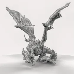 High Elf Dragon Riders (pre supported)