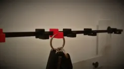 Hooks for Ikea Hemnes Storage Bench rail