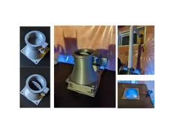 IKEA Enclosure Vent System - With and Without Servo Valve - For 2" central vacuum pipe