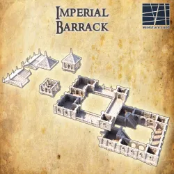 Imperial Barrack - Tabletop Terrain - 28 MM