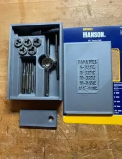 Irwin Hanson Tap & Die Storage Case for 12 Piece Small Sized Set
