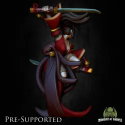 Kimiko The Kunoichi [PRE-SUPPORTED]  32mm Female Ninja Samurai