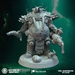 Lady wormius & starving parasites set (4 models)