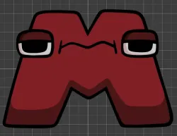M from Alphabet Lore