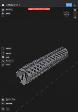 M4 airsoft custom handguard battery tray
