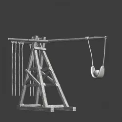 Mangonel Catapult - Wargaming prop