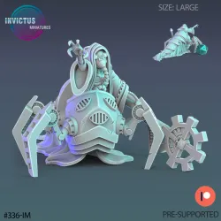 Mechanoid Priest Set / Alien Automaton / Infantry Machine / Evil Cyborg Scout / Space War Construct / Steampunk Battle Robot / Invasion Army / Cyberpunk Droid / Sci-Fi Encounter