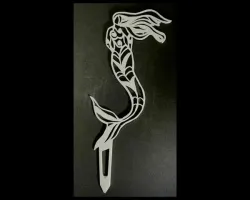 Mermaid Decorative Plant Support