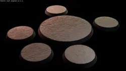 Miniature bases: Thatch Roof Angled