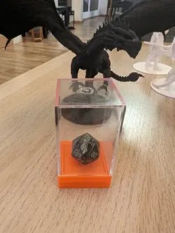 Minimalistic dice rolling catapult