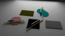 Minimalistic pen holders - Line