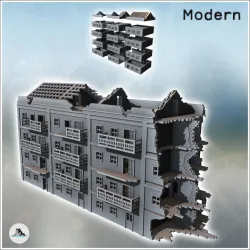 Modern city pack No. 10 - Modern WW2 WW1 World War Diaroma Wargaming RPG Mini Hobby