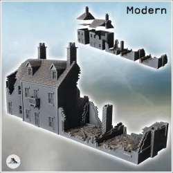 Modern city pack No. 9 - Modern WW2 World War Diaroma Wargaming RPG Mini Hobby