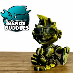 Monkey Puckbo Boxer Glasses and Chain / Ape Articulated / Print-in-Place Creature / Cute Beast / Fantasy World Beast
