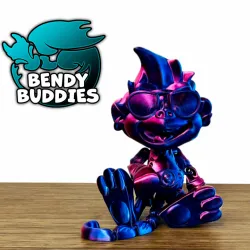 Monkey Puckbo Boxer Glasses / Ape Articulated / Print-in-Place Creature / Cute Beast / Fantasy World Beast