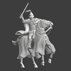 Mounted Kievan-Rus warrior - Medieval Miniature