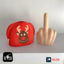 MR NICE GUY UGLY SWEATER - HIDDEN MIDDLE FINGER