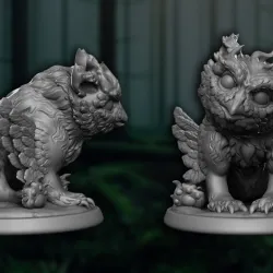 Owlbear cub - MiniMonstrosities - 28mm