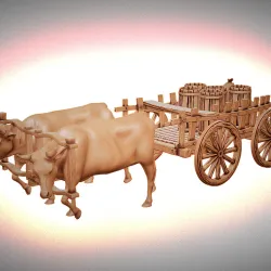 Ox and Wagon