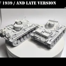 Panzer III F 1939, and late version