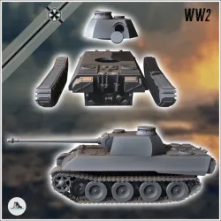 Panzer V Panther Ausf. A (6mm) - Germany Eastern Western Front Normandy Stalingrad Berlin Bulge WWII
