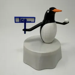 Penguin On Ice