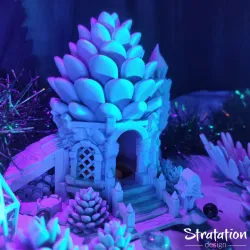 Pine Cone Fairy House