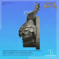 Pre-Supported Frost Titan Bust