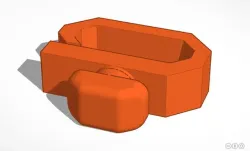 Prusa i3 MK3 / MK3S / MK3S+ LCD flat cable clip