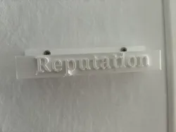 Reputation CD holder wall mounted