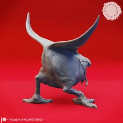 Screeching Abyssal Chicken - Tabletop Miniature (Pre-Supported)