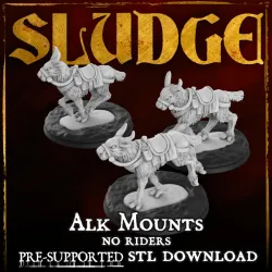 SLUDGE Alk Mounts (no riders)