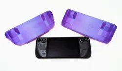 Steam Deck lightweight front cover - protects joysticks and screen