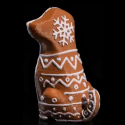 Sugar Dog Cookie