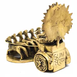 Surya - The Sun God with His Seven Horses & Aruna