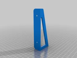 Tablet wall mount on angle