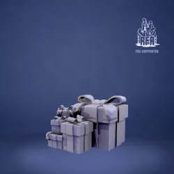 Treasure set - Tabletop Miniature (Pre-Supported)