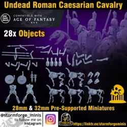 Undead Caesarian Roman Army Set