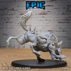 Undead Dire Wolf Angry / Zombie Hound Beast / Werewolf Creature / Were Canine / Wild Animal / Evil Predator / Graveyard Encounter