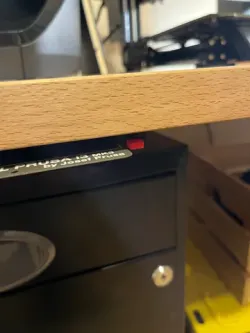 Under desk mount for Prusa Build Sheets - Eject button style