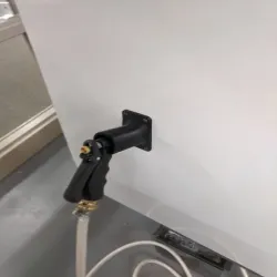 Washdown Hose Holster for Milling Machine