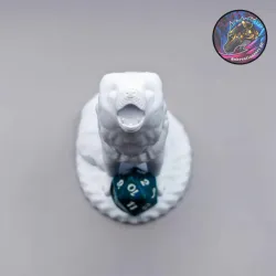 Wolf Dice Guardian and Figurine